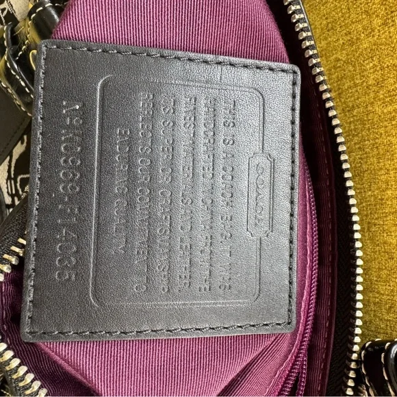 Coach Turnlock Black and Gray Women's Bag coach and buggy images - Picture 11 of 12